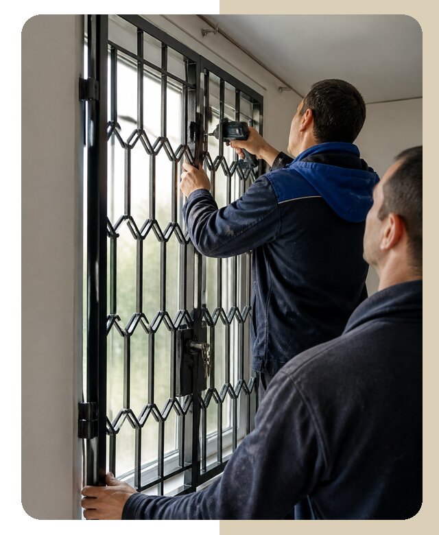 Установка распашных решеток в Лениногорске цена от 6708 р. | ДвериЛегко-Лнр